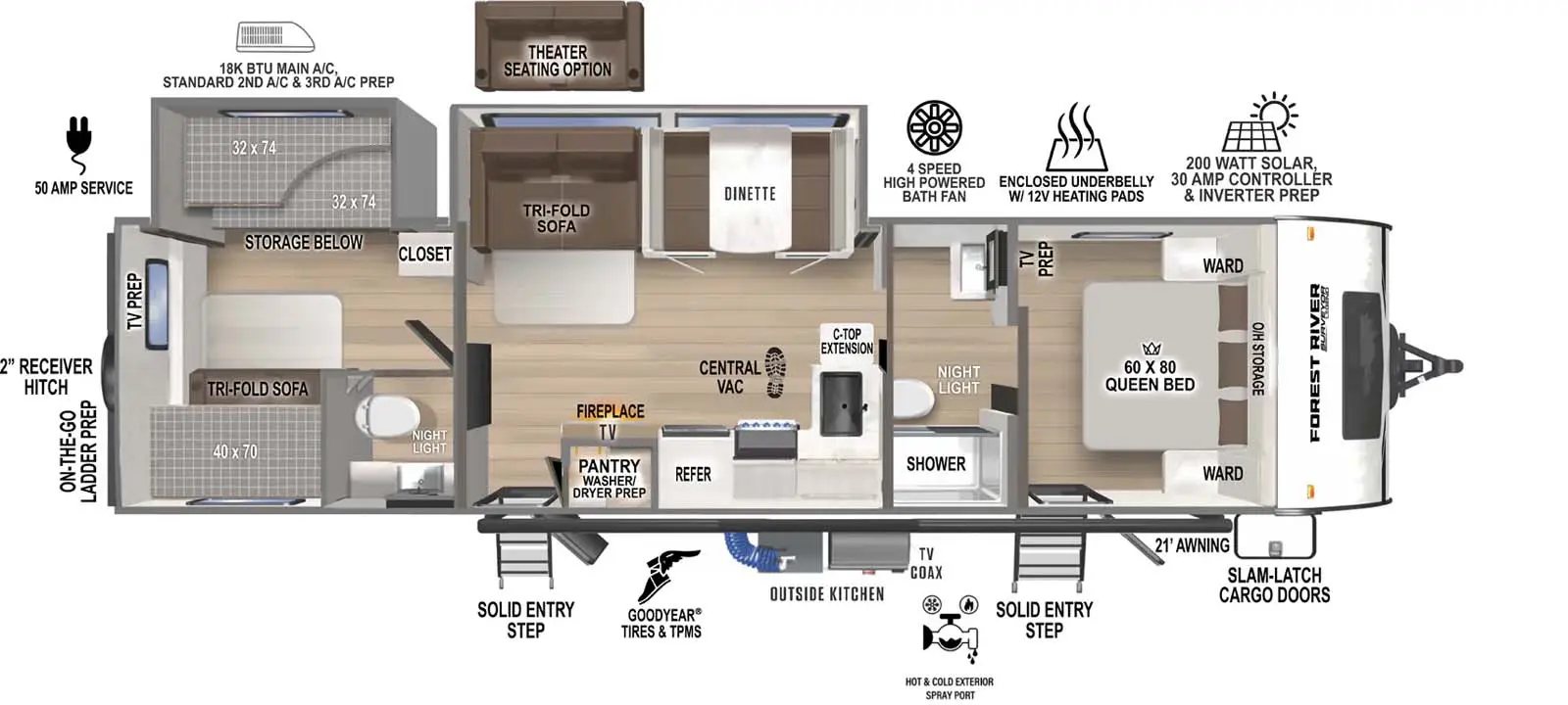 303BHLE Floorplan Image